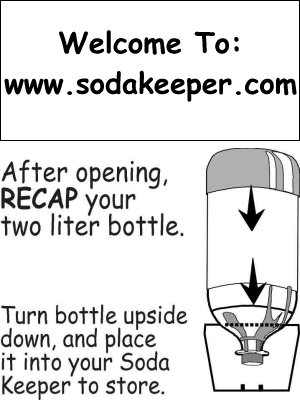 Directions Included on Soda Keepers